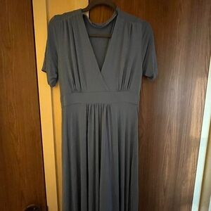 Elegant Blue Women's Dress